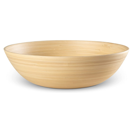8" Hand-Spun Bamboo Mixing Bowl