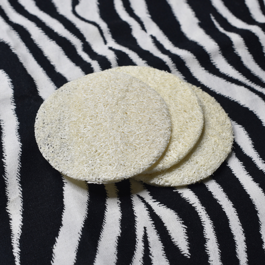 3 Loofah Exfoliating Pads