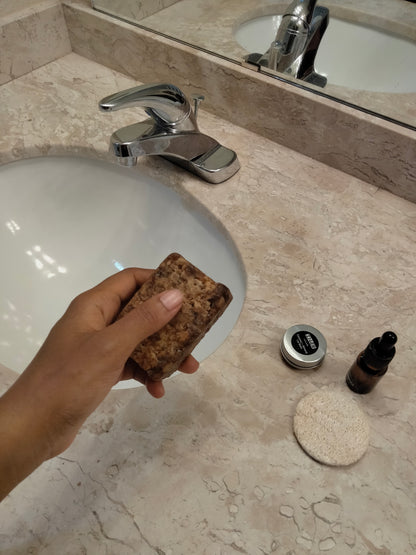 Ziger Naturals' Raw African Black Soap 4 oz. Bar